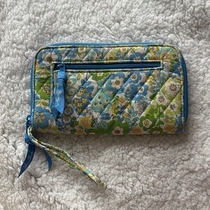 Vera Bradley Blue, Green, and Yellow Wallet